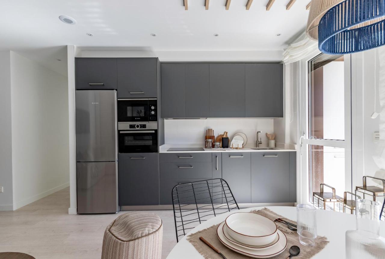 Nuevo Y Precioso En Algorta Con Parking Apartman Getxo Kültér fotó